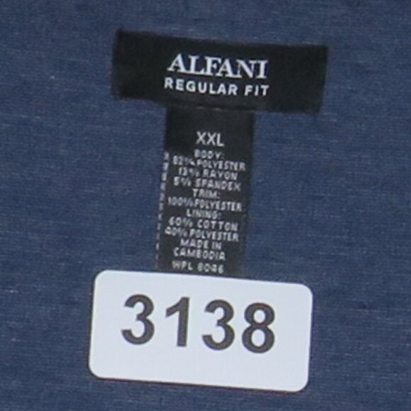 Alfani* Men's Long Sleeve Full Zip Straight Hem 3" Turtle Neck Jacket~ Size XXL - Picture 4 of 11